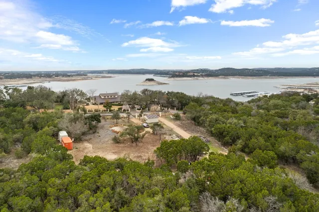 a view of lake with houses
