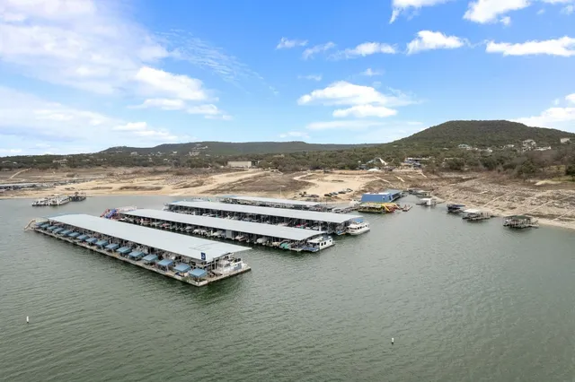 a view of a city with an ocean beach
