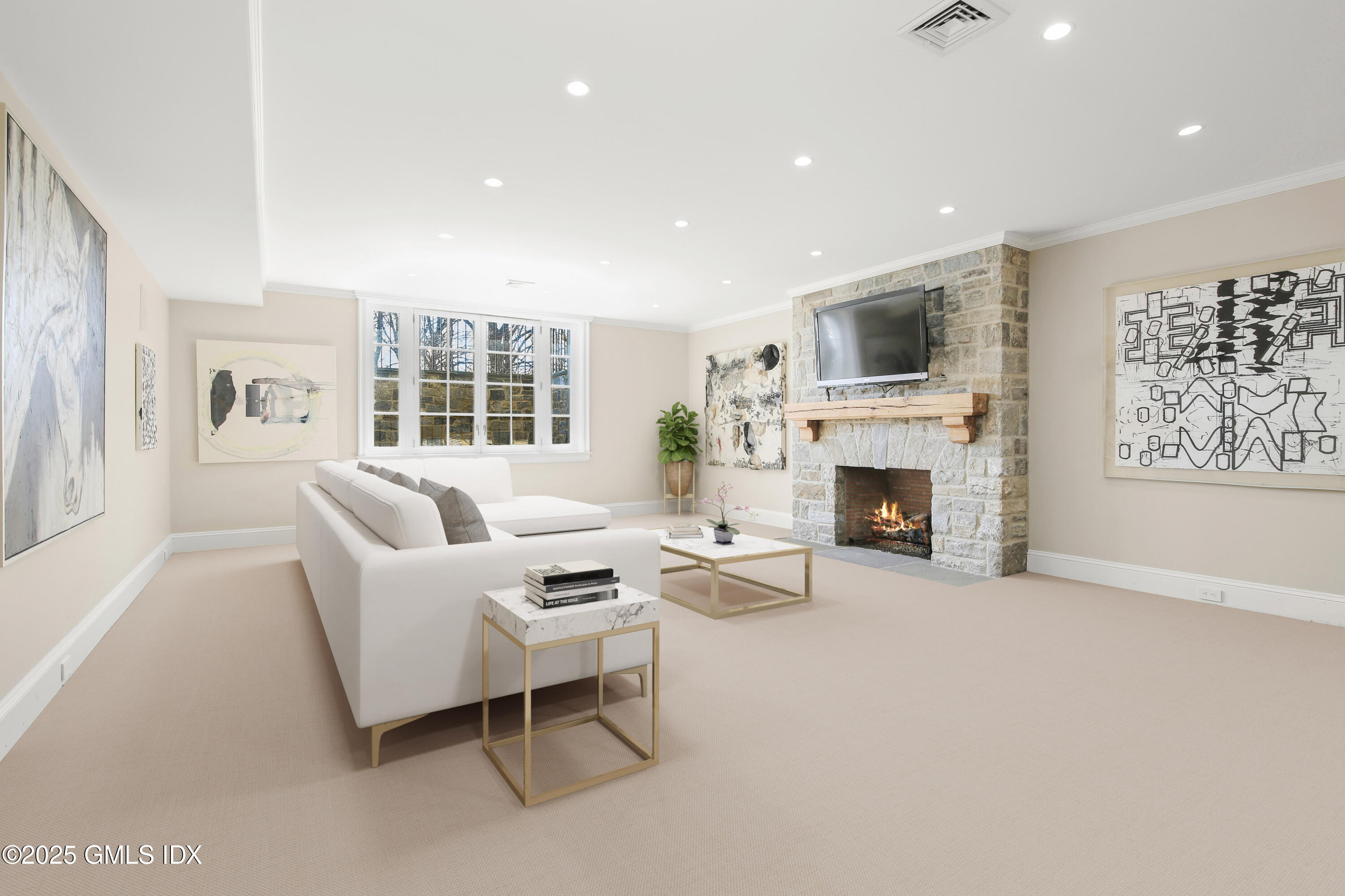 88 Cedar Cliff Road Riverside, CT 06878 - Photo 19 of 36 Family Room - Lower Level