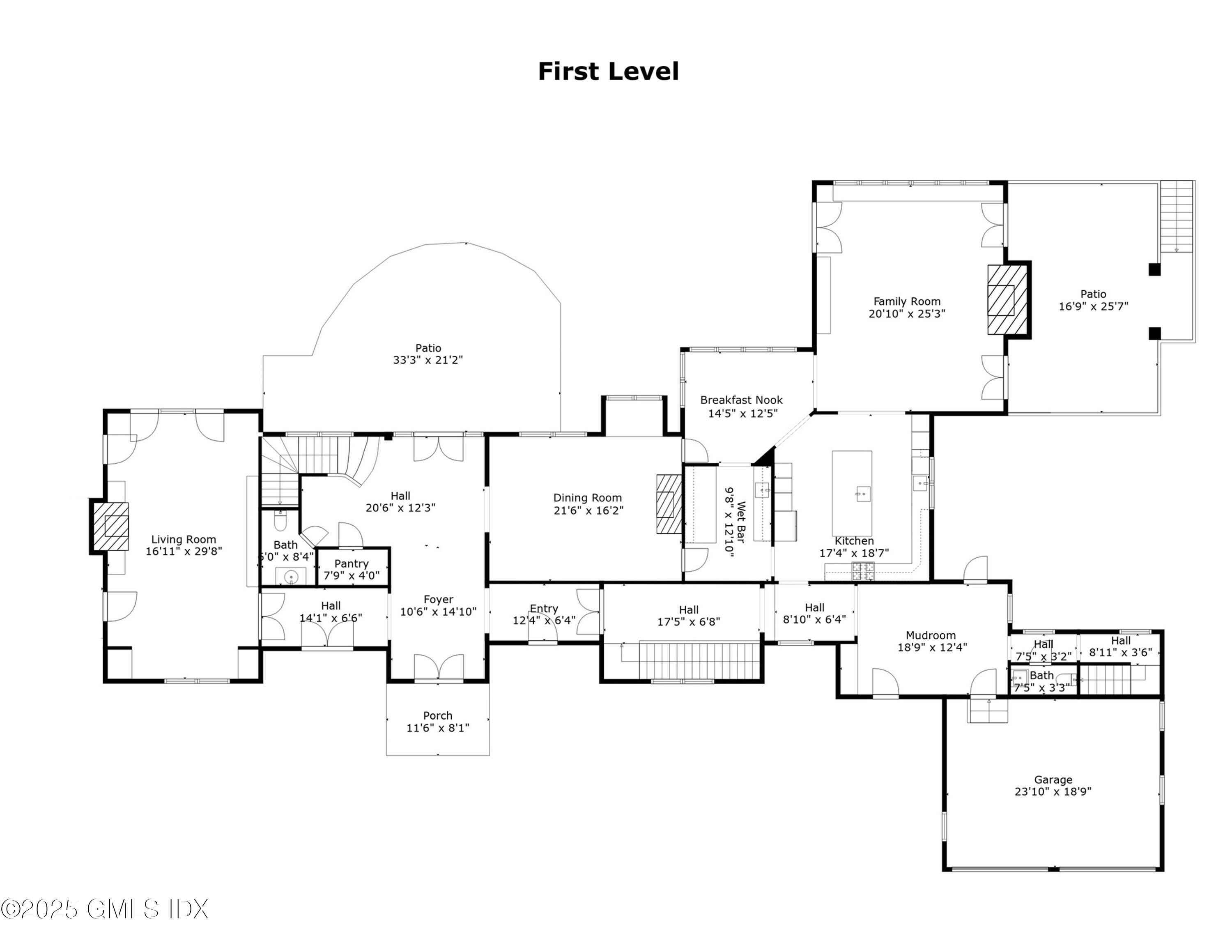 88 Cedar Cliff Road Riverside, CT 06878 - Photo 31 of 36 First Level - Main House