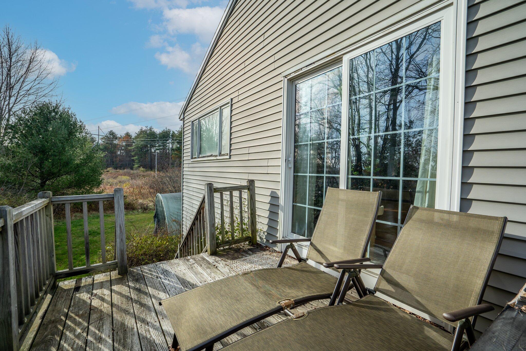 191 Main Street Windham, ME 04062 - Photo 42 of 49 Deck off Apartment
