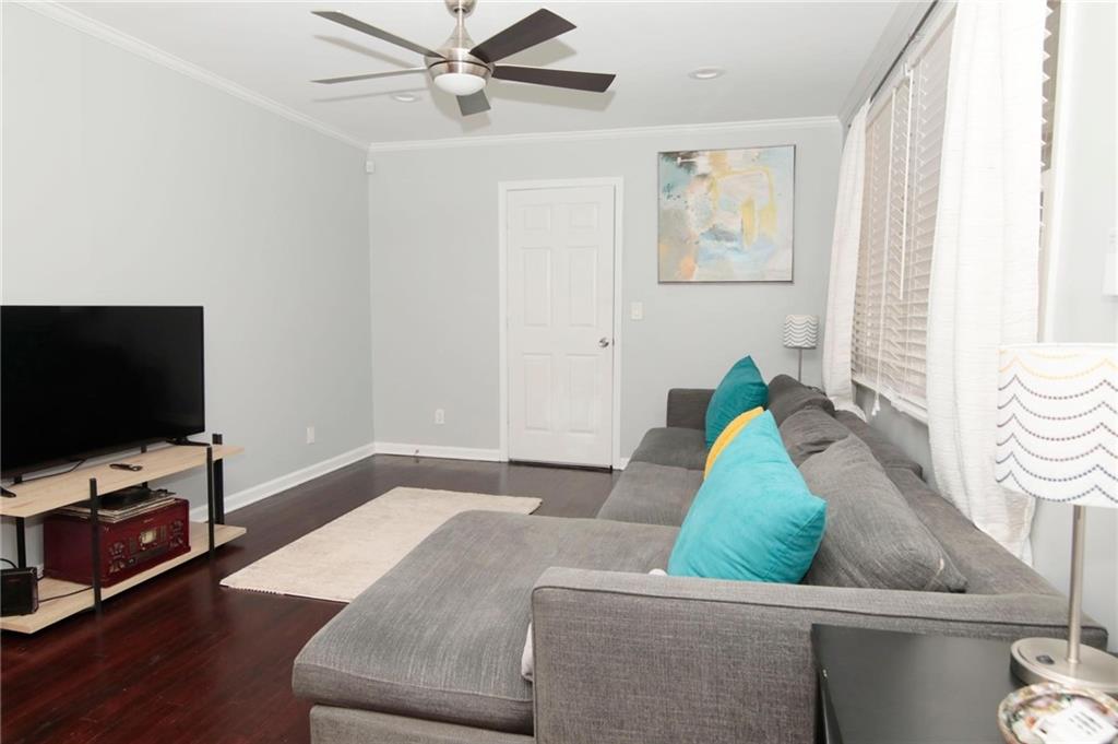 531 Allendale Drive Decatur, GA 30032 - Photo 5 of 19 a living room with furniture and a flat screen tv