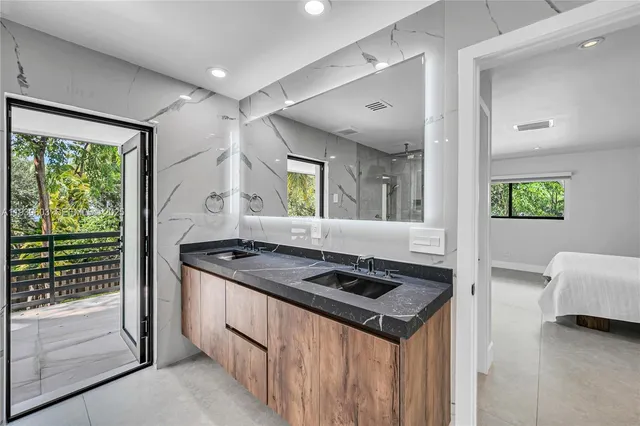 a view of swimming pool with a patio