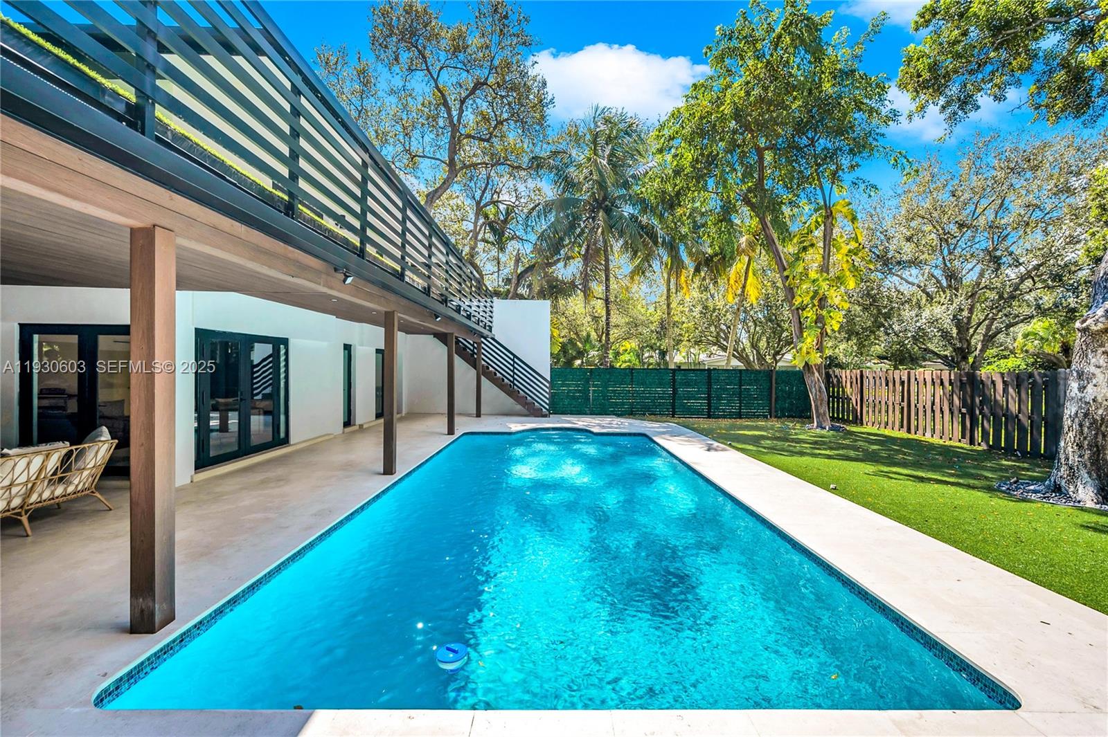 11340 Southwest 74th Court Pinecrest, FL 33156 - Photo 36 of 91 a view of yard with patio