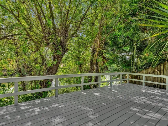 a backyard of a house