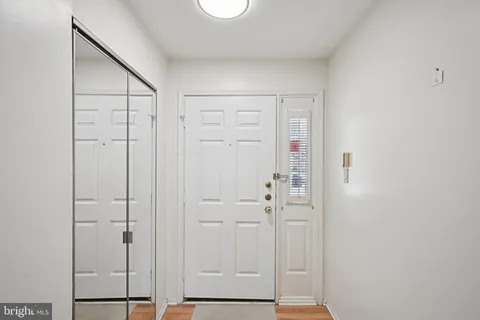 a view of closet area