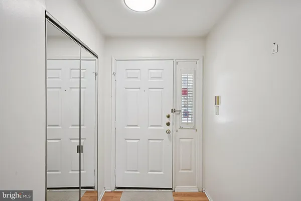 a view of closet area