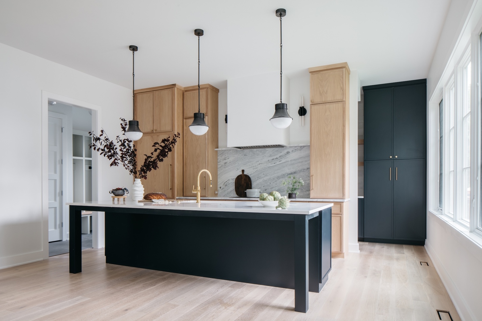 905 North Webster Street Naperville, IL 60563 - Photo 4 of 13 a view of kitchen with kitchen island sink and refrigerator