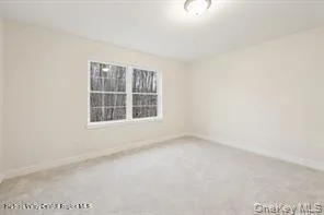an empty room with an entryway