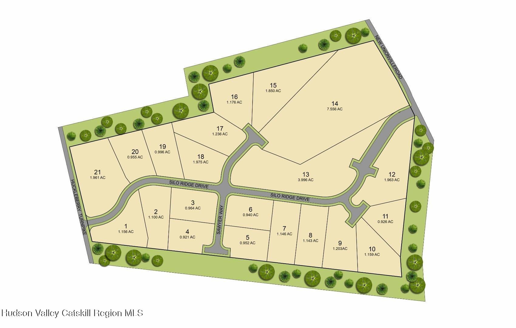 Lot 20-10 Silo Ridge Drive Wallkill, NY 12589 - Photo 47 of 47 Huckleberry site map