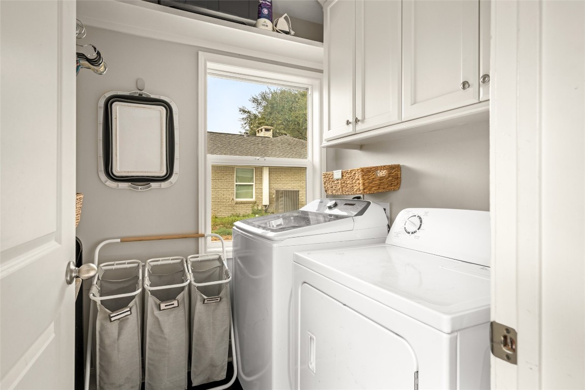 7805 Valley View Lane Houston, TX 77074 - Photo 22 of 29 a utility room with dryer and washer