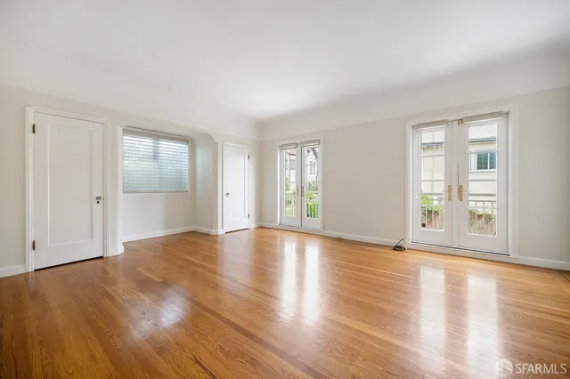 a view of walk in closet with window