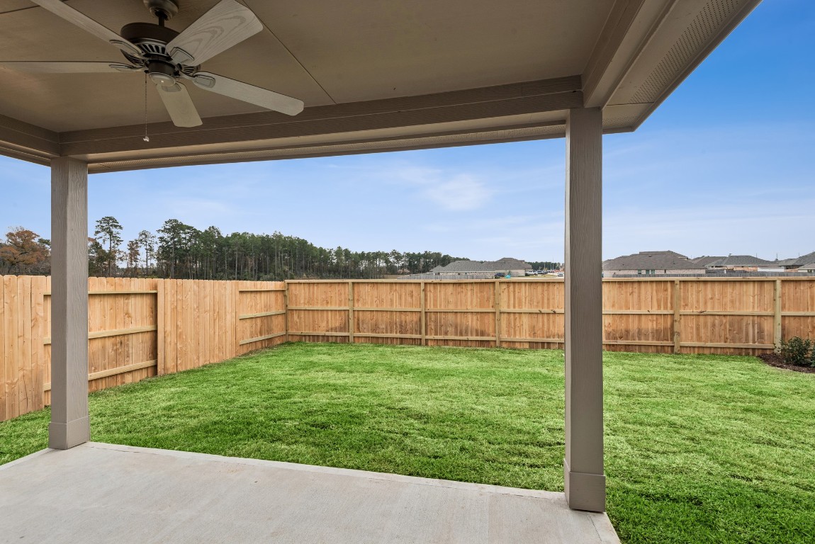 540 Flower Reed Court Magnolia, TX 77354 - Photo 6 of 45 a view of a backyard with a lake view