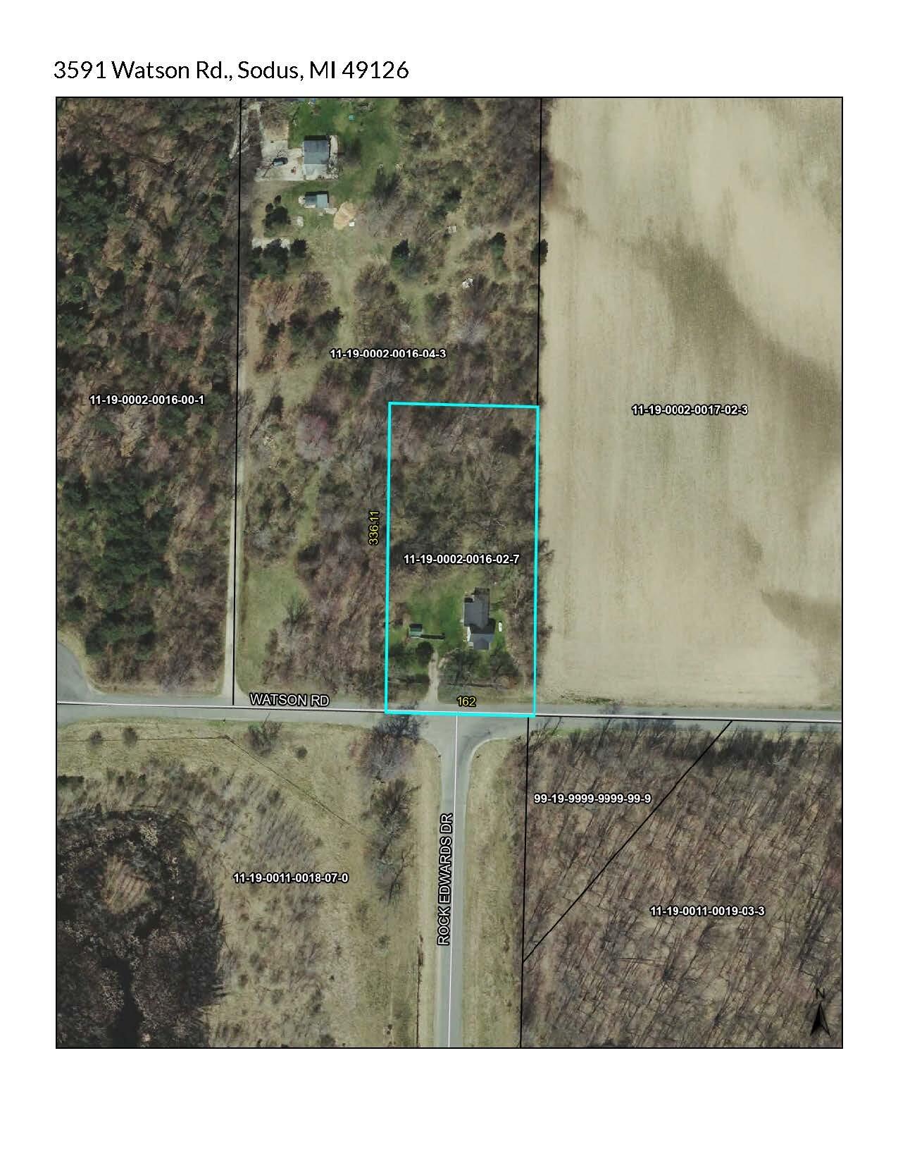 3591 Watson Road Sodus, MI 49126 - Photo 26 of 28 3591_27_AerialView