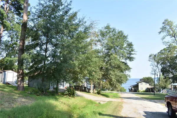 a view of green field with trees