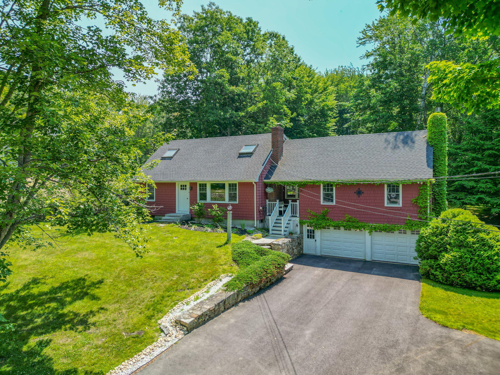 8 Brookside Drive Cumberland, ME 04021 - Photo 40 of 41 112-web-or-mls-8 Brookside Dr Aerial Fin