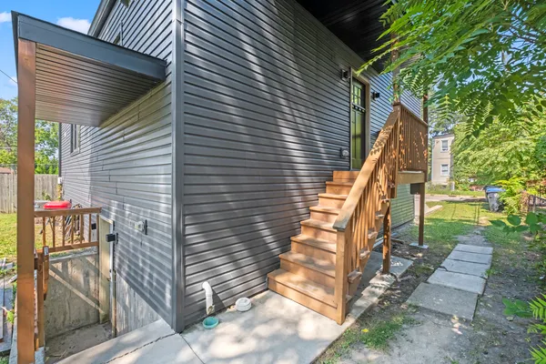 a view of outdoor space deck and entertaining space