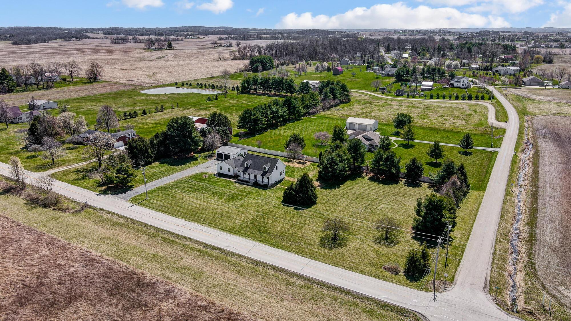 4453 Pleasantville Road Northwest Carroll, OH 43112 - Photo 85 of 87 Aerial View - 4453 Pleasantville Road, Carroll, OH 43112