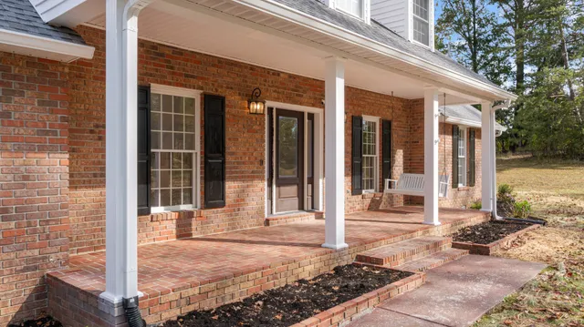 a view of a outdoor space and a car park
