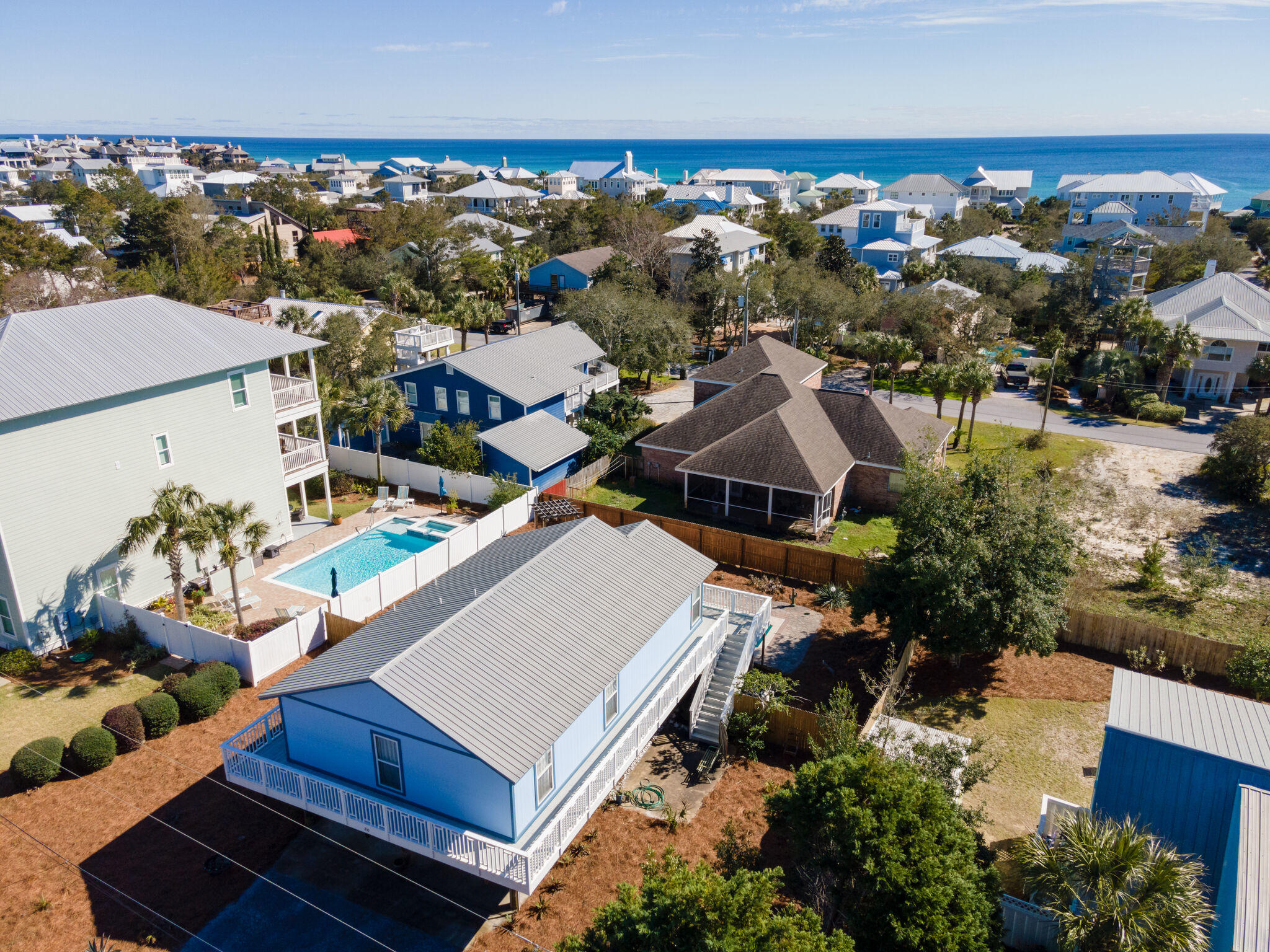 80 Buddy Street Santa Rosa Beach, FL 32459 - Photo 34 of 46 an aerial view of multiple house