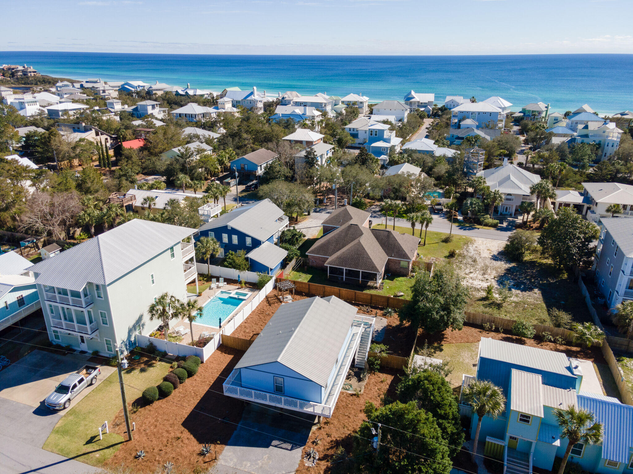 80 Buddy Street Santa Rosa Beach, FL 32459 - Photo 36 of 46 an aerial view of multiple house