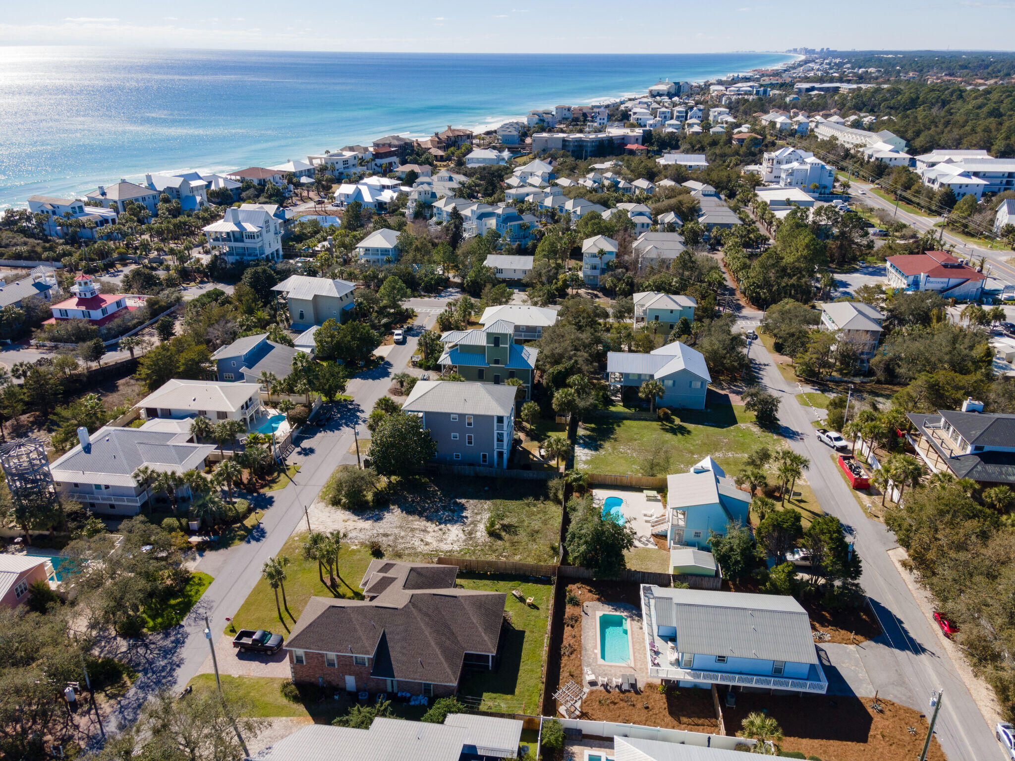 80 Buddy Street Santa Rosa Beach, FL 32459 - Photo 42 of 46 an aerial view of a houses with outdoor space