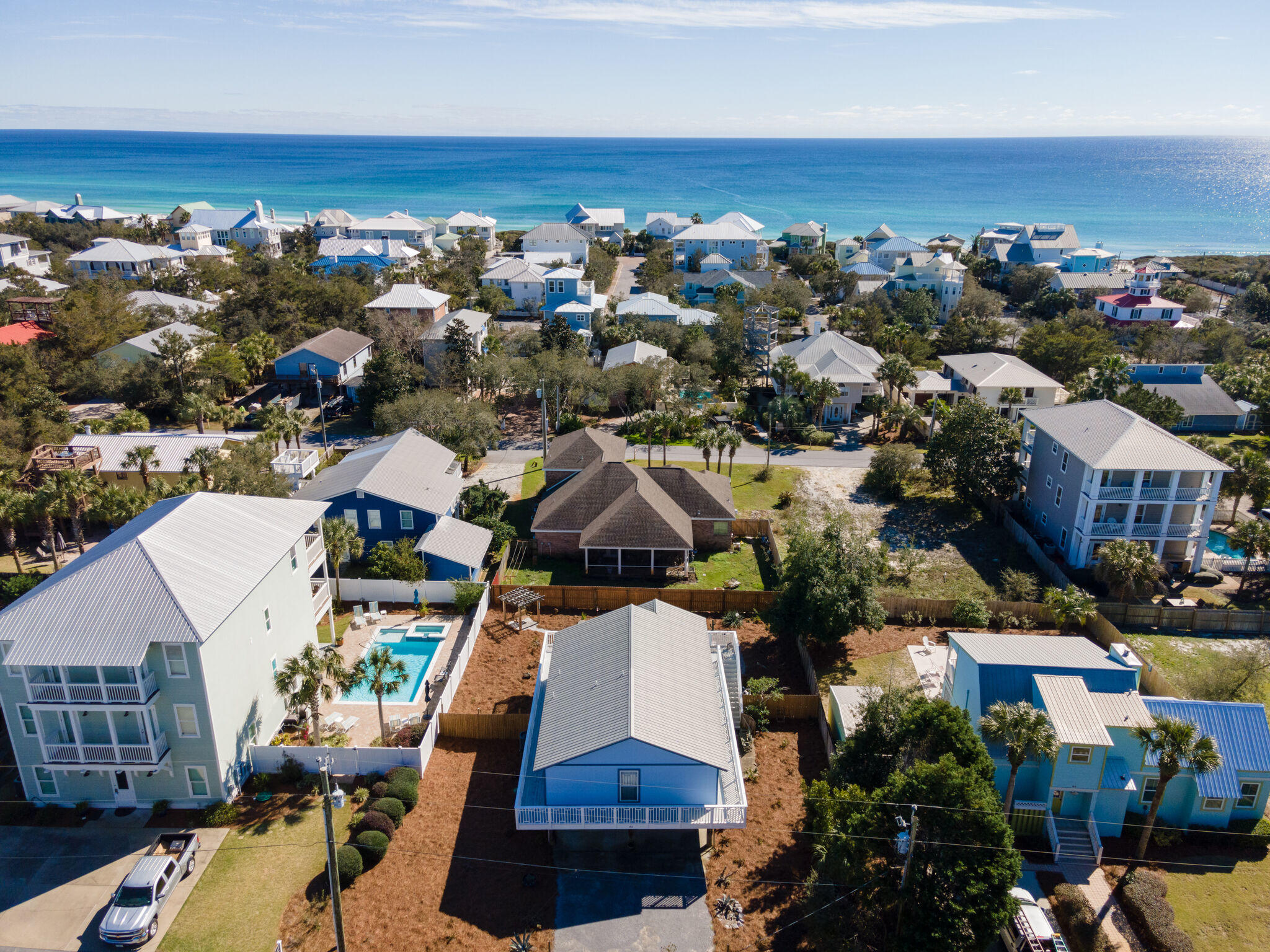 80 Buddy Street Santa Rosa Beach, FL 32459 - Photo 45 of 46 an aerial view of multiple house