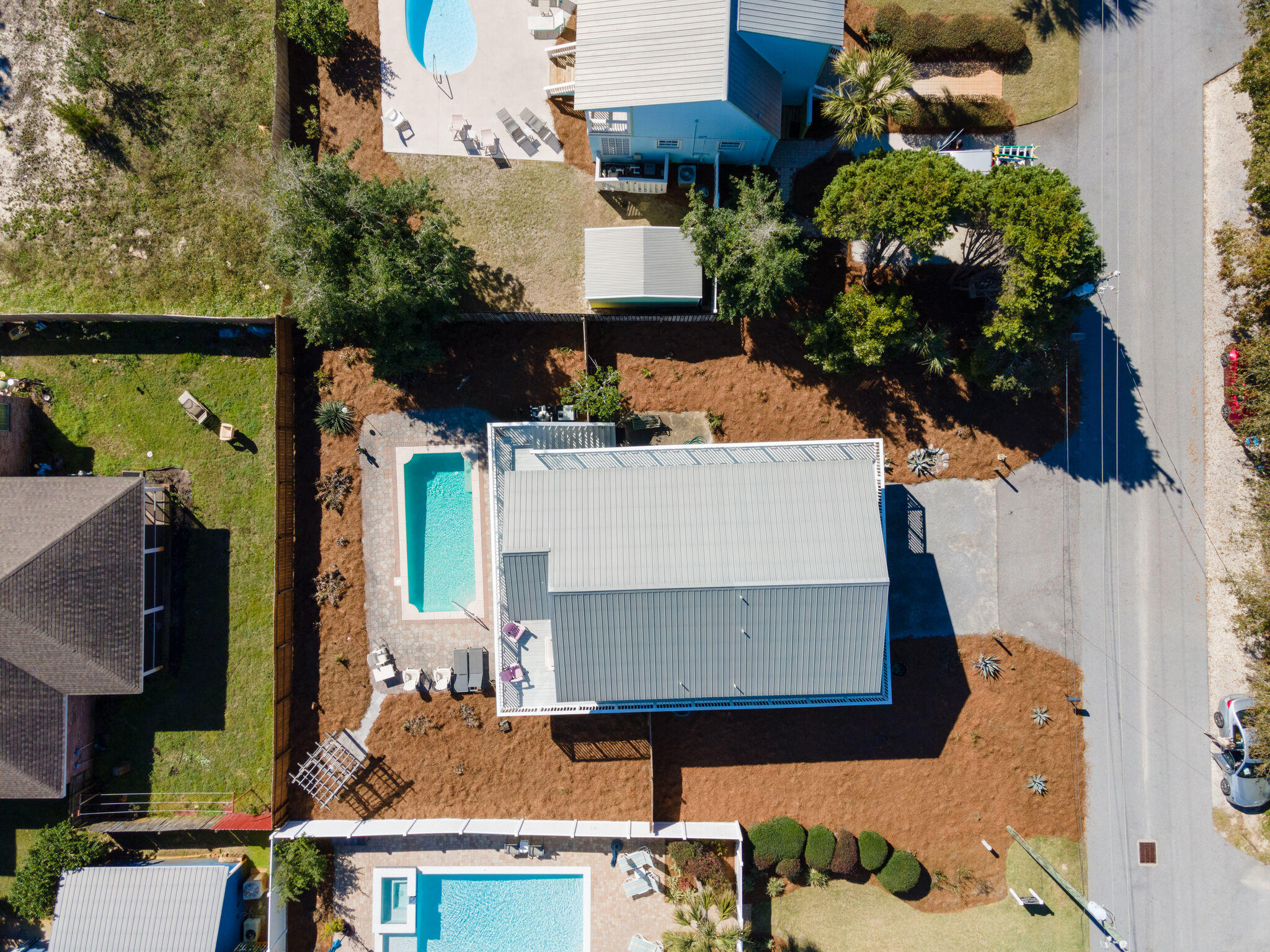 80 Buddy Street Santa Rosa Beach, FL 32459 - Photo 46 of 46 an aerial view of houses with outdoor space