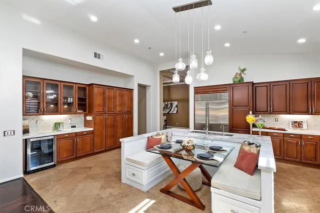 a living room with lots of furniture and a flat screen tv