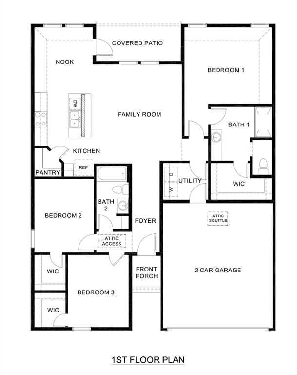 1675 Mantle Road Crandall, TX 75114 - Photo 27 of 27 Floor plan
