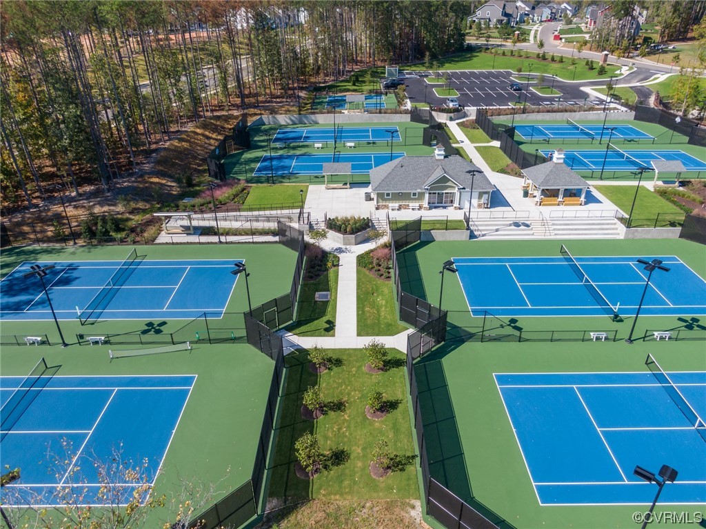 18609 Palisades Ridge Moseley, VA 23120 - Photo 49 of 50 a view of a tennis court