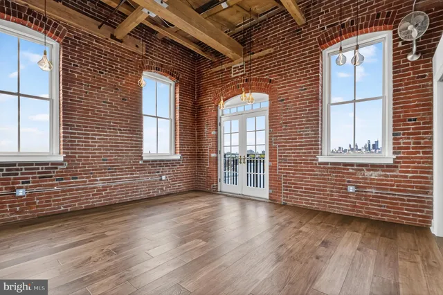 a view of a bathroom with a window