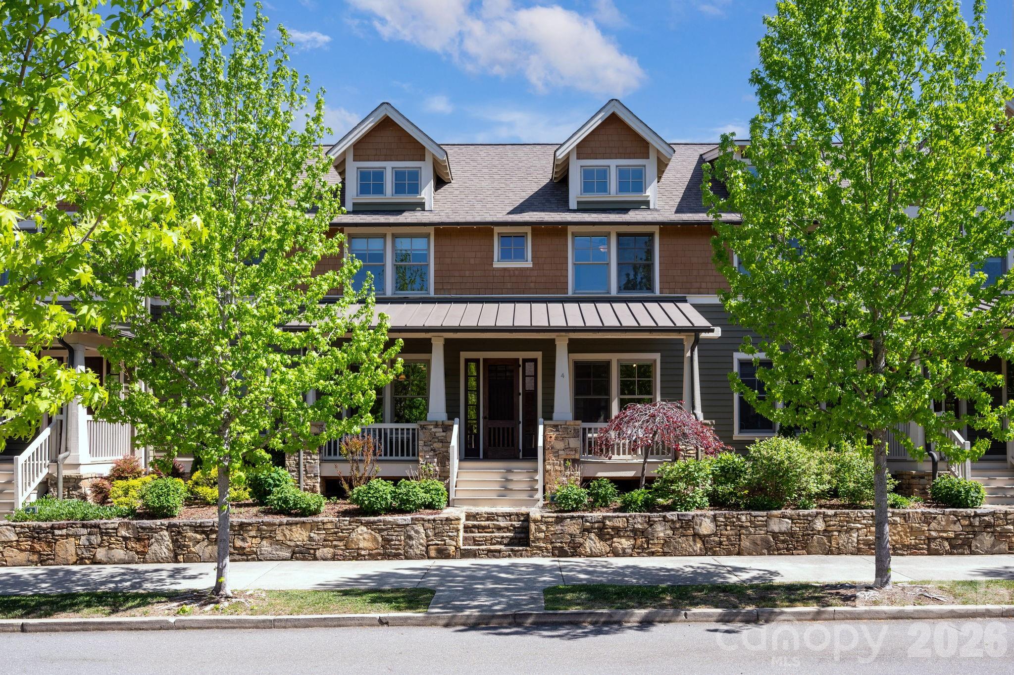 4 Fitzgerald Road Black Mountain, NC 28711 - Photo 2 of 43 a front view of house with yard