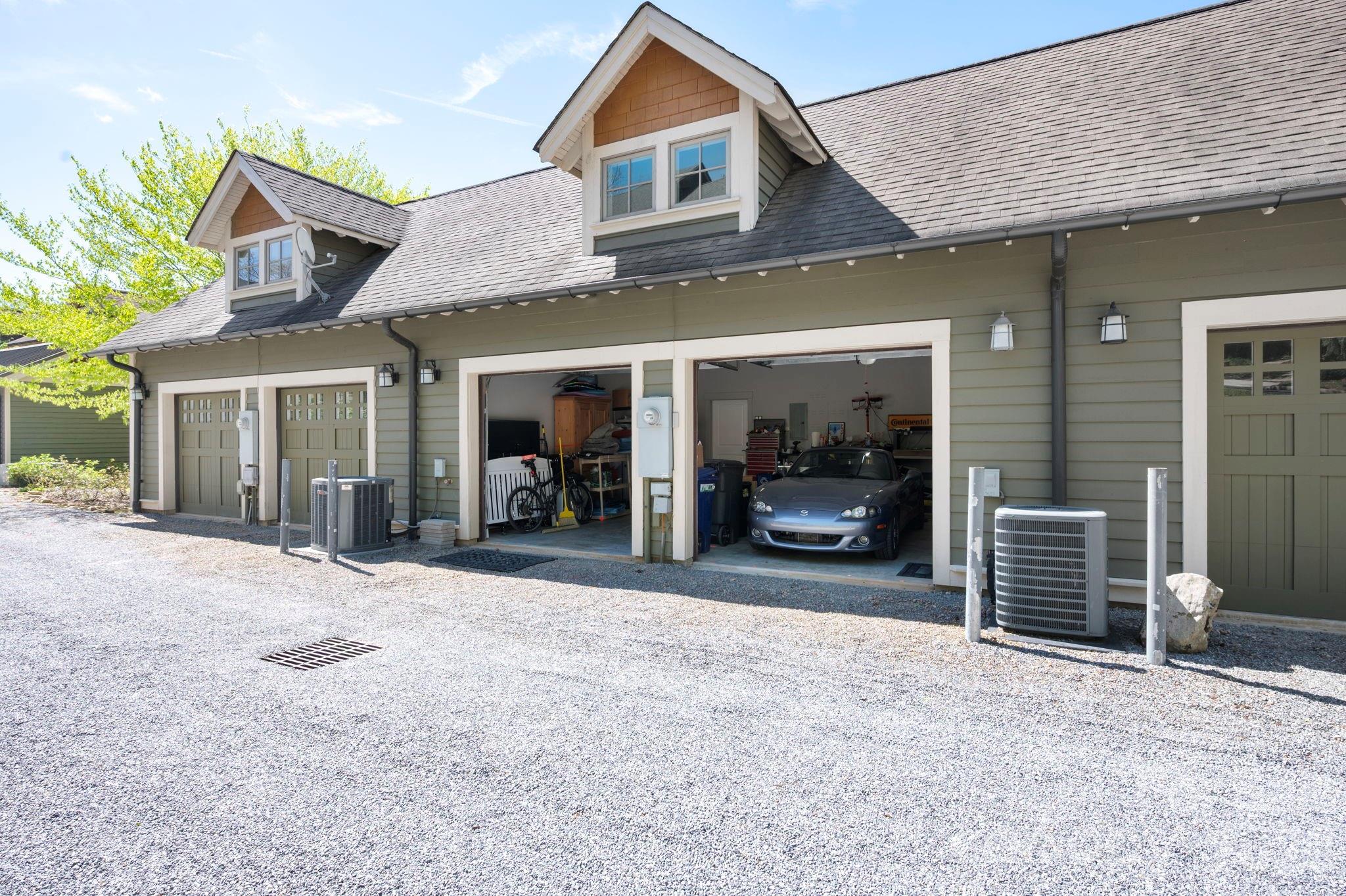 4 Fitzgerald Road Black Mountain, NC 28711 - Photo 24 of 43 a view of a house with a patio and a garage