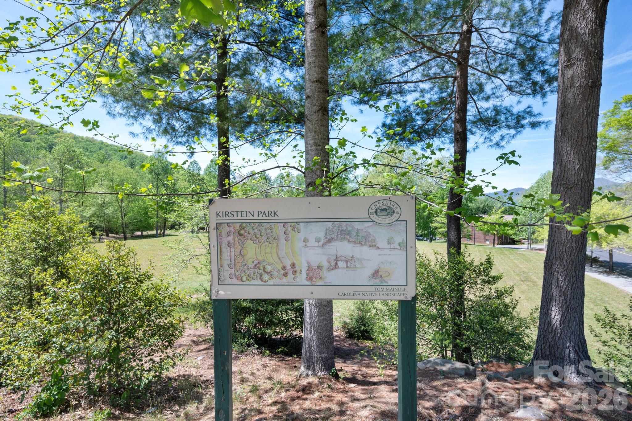4 Fitzgerald Road Black Mountain, NC 28711 - Photo 34 of 43 a view of outdoor space with sign board