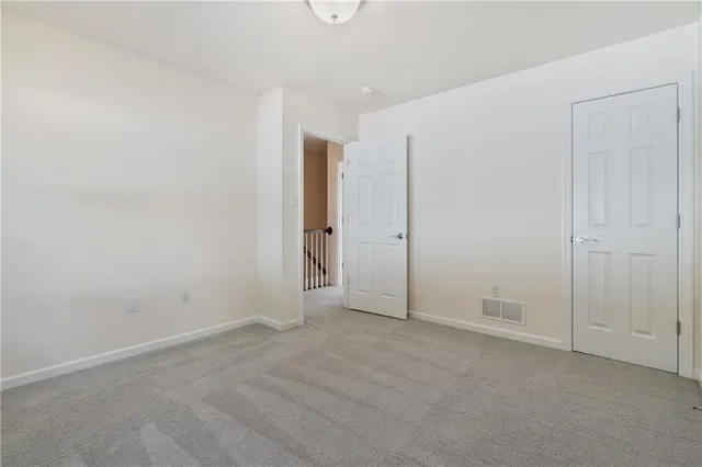 a view of an empty room