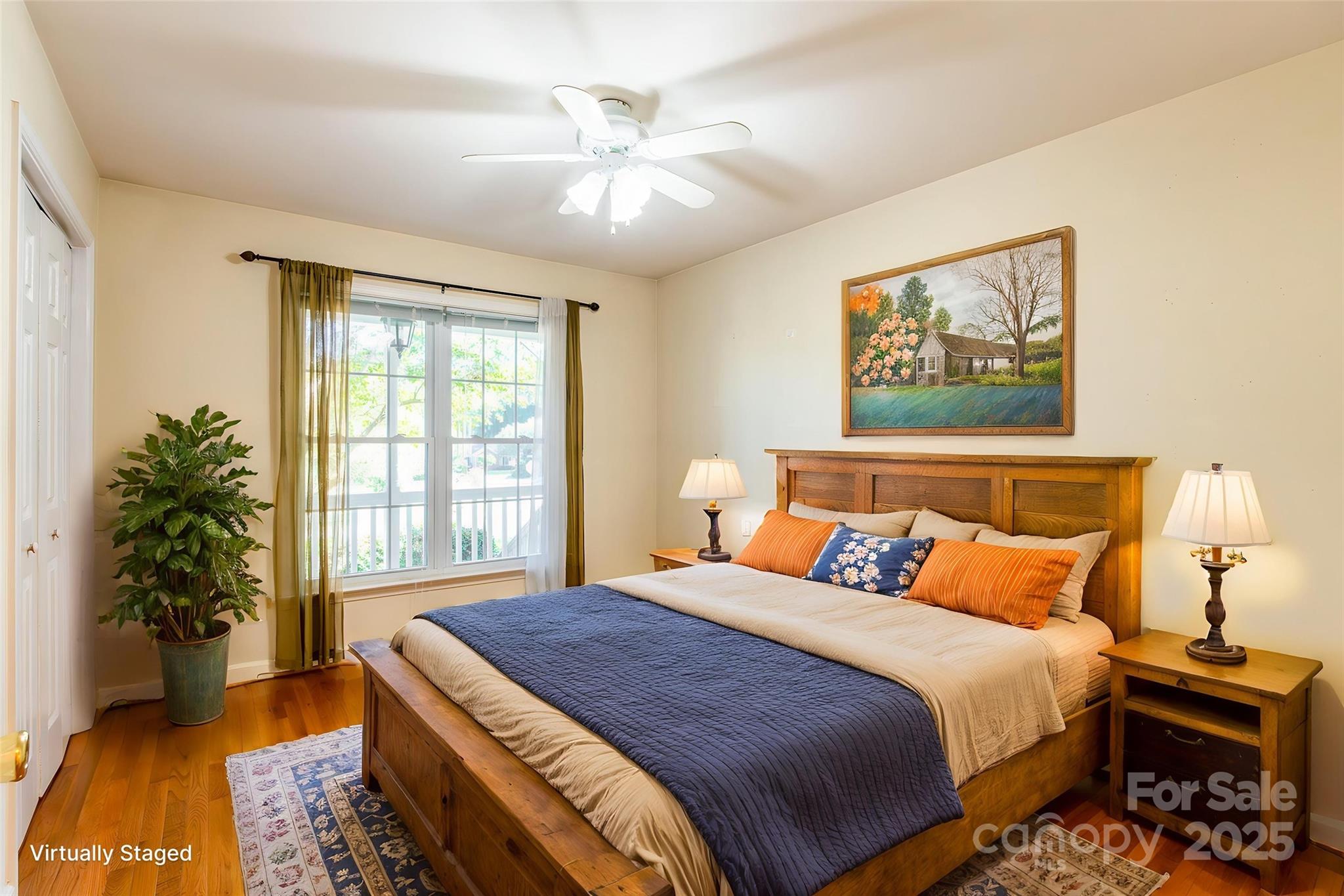 2177 Lookout Ridge Rock Hill, SC 29732 - Photo 27 of 46 a bedroom with a bed and a chandelier