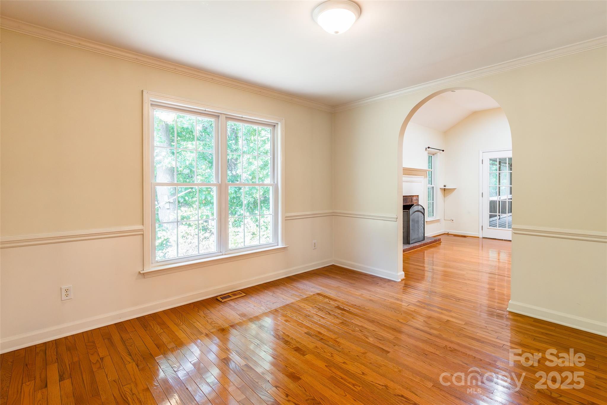 2177 Lookout Ridge Rock Hill, SC 29732 - Photo 8 of 34 a view of empty room with wooden floor and fan