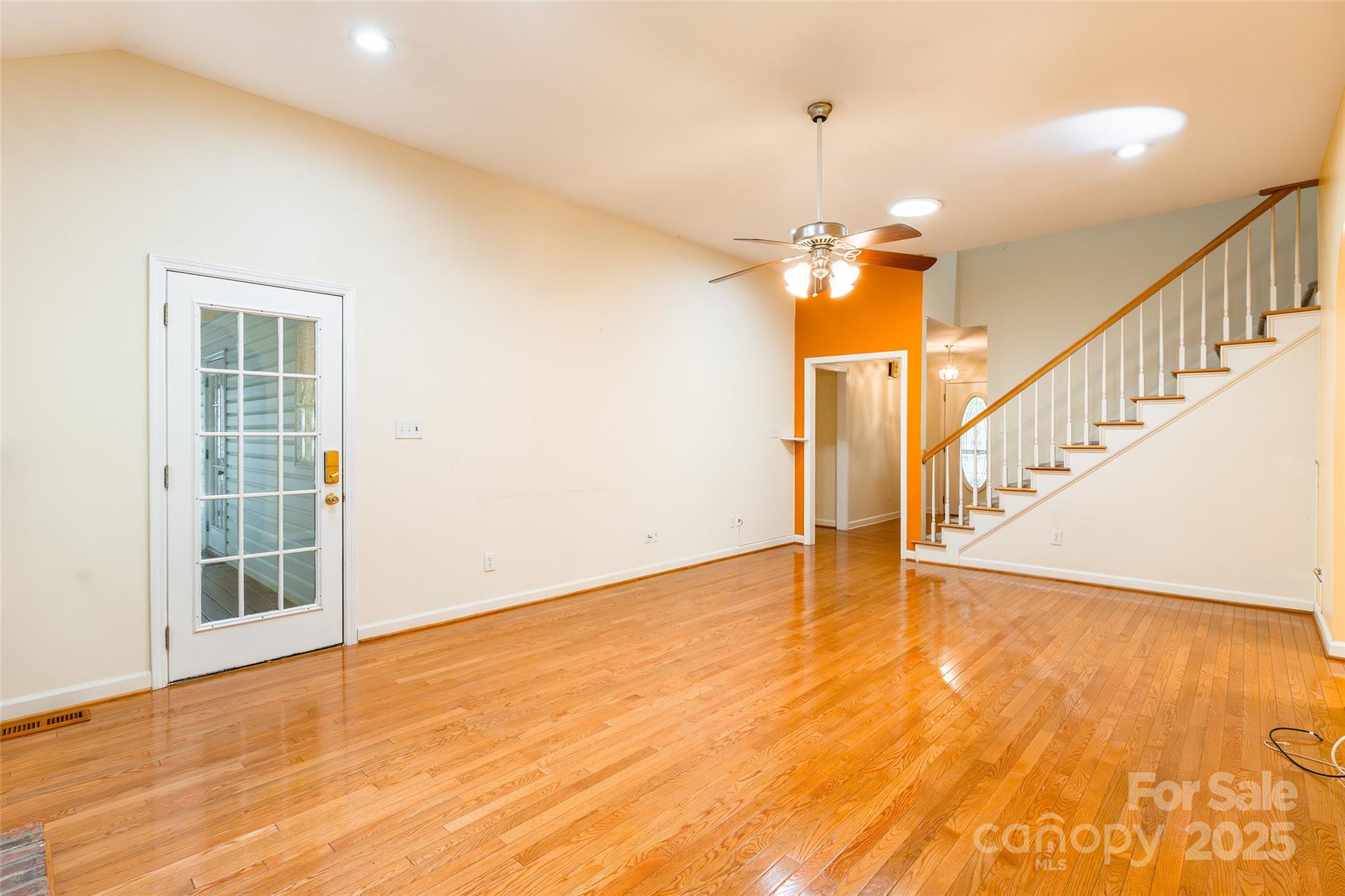 2177 Lookout Ridge Rock Hill, SC 29732 - Photo 9 of 46 a view of empty room with wooden floor and fan