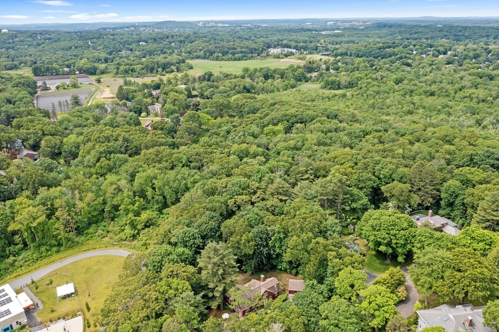 23 Bennington Road Lexington, MA 02421 - Photo 36 of 42 an aerial view of residential houses with outdoor space and trees