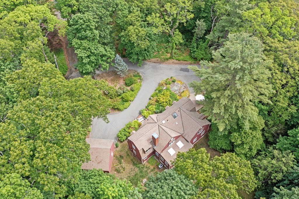 23 Bennington Road Lexington, MA 02421 - Photo 37 of 42 an aerial view of a house with a yard