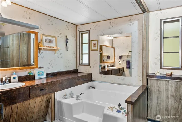 a room with furniture and a window