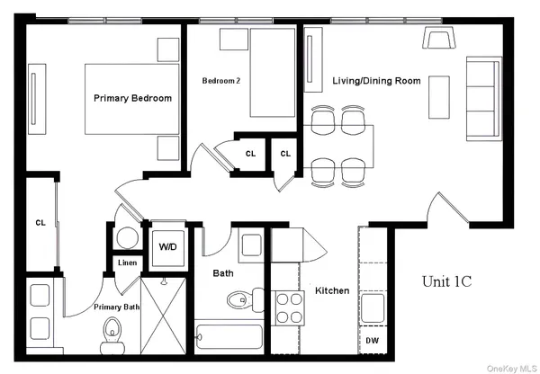 a picture of a floor plan