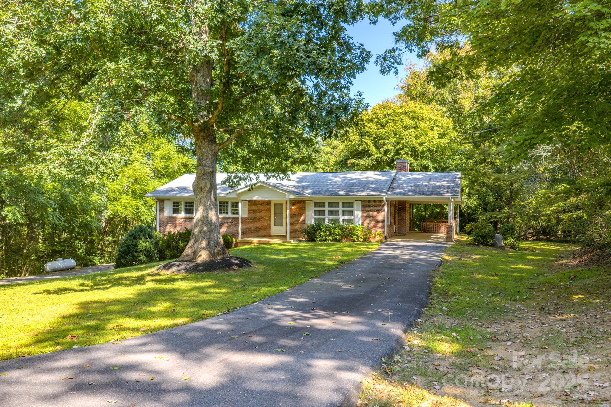 31 Jupiter Road Weaverville, NC 28787 - Photo 38 of 43 a view of a big yard next to a house with a big yard