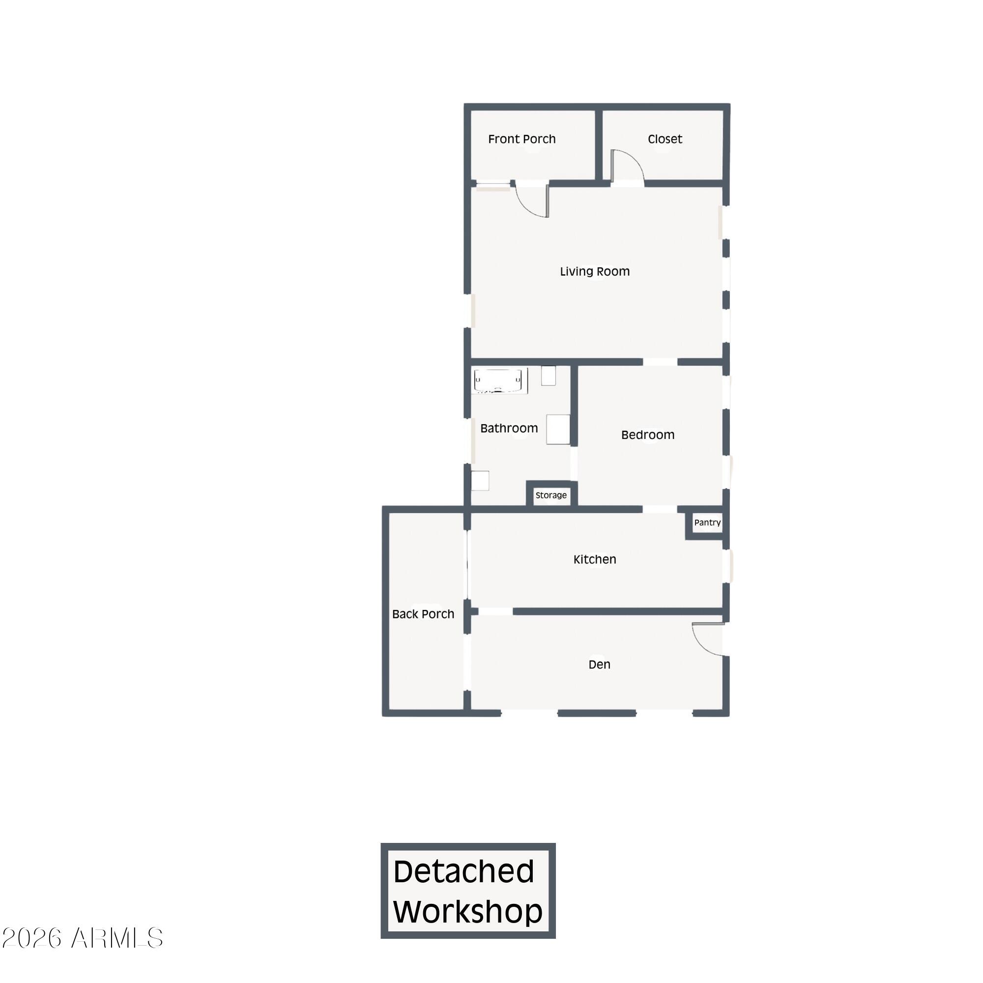 215 3rd Street Bisbee, AZ 85603 - Photo 17 of 17 215 floor plan with studio