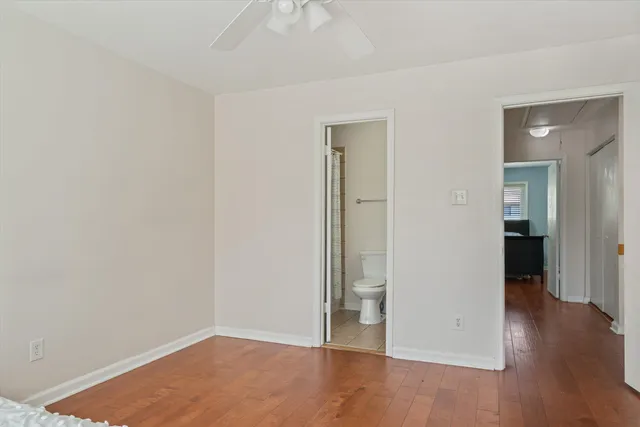wooden floor in an empty room