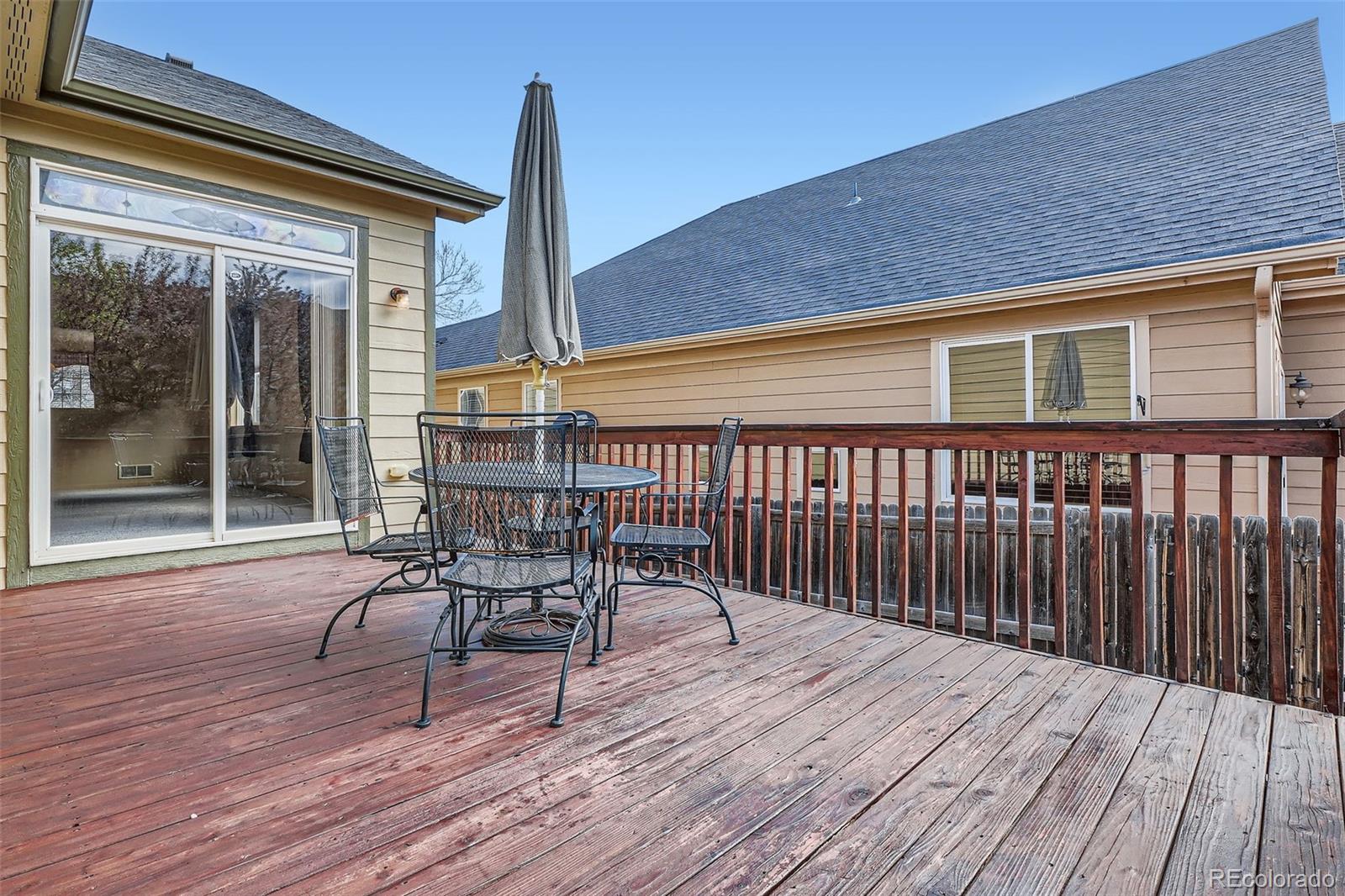 1978 Granger Circle Castle Rock, CO 80109 - Photo 27 of 31 a deck view with a seating space