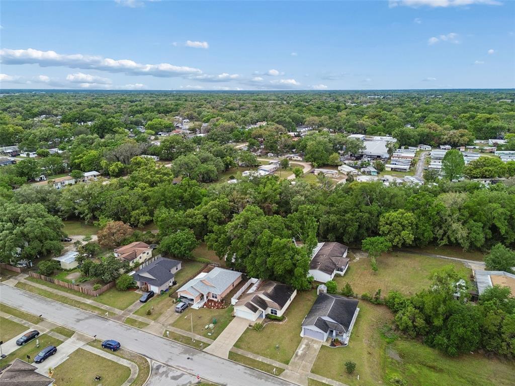 4631 Eagle Ranch Drive Zephyrhills, FL 33542 - Photo 48 of 58 an aerial view of a house with a yard