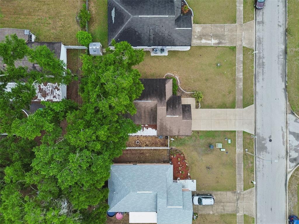 4631 Eagle Ranch Drive Zephyrhills, FL 33542 - Photo 54 of 58 aerial view of a house with a yard