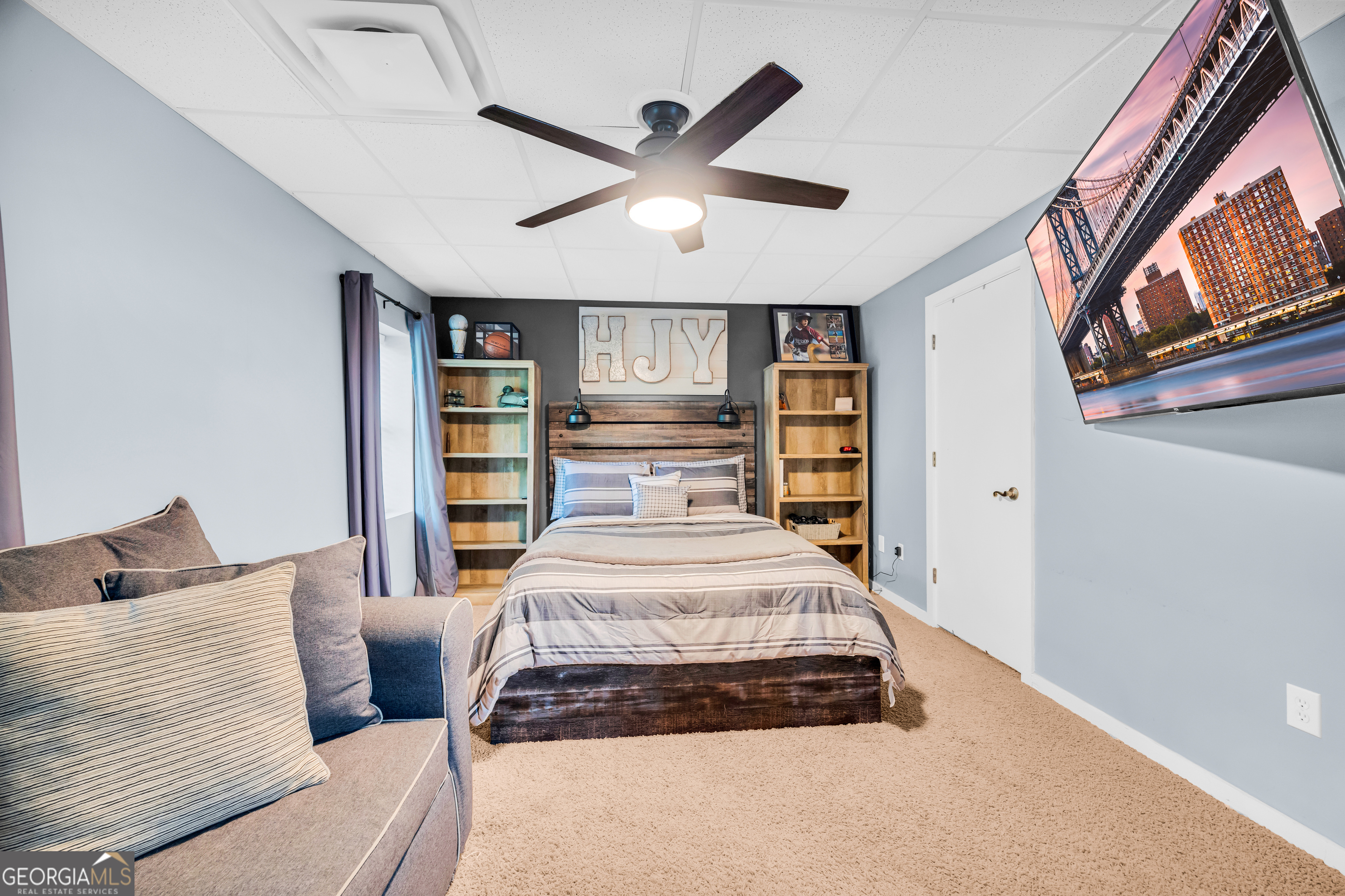 533 Emory Chambers Road Lula, GA 30554 - Photo 78 of 88 a spacious bedroom with a bed and a large closet